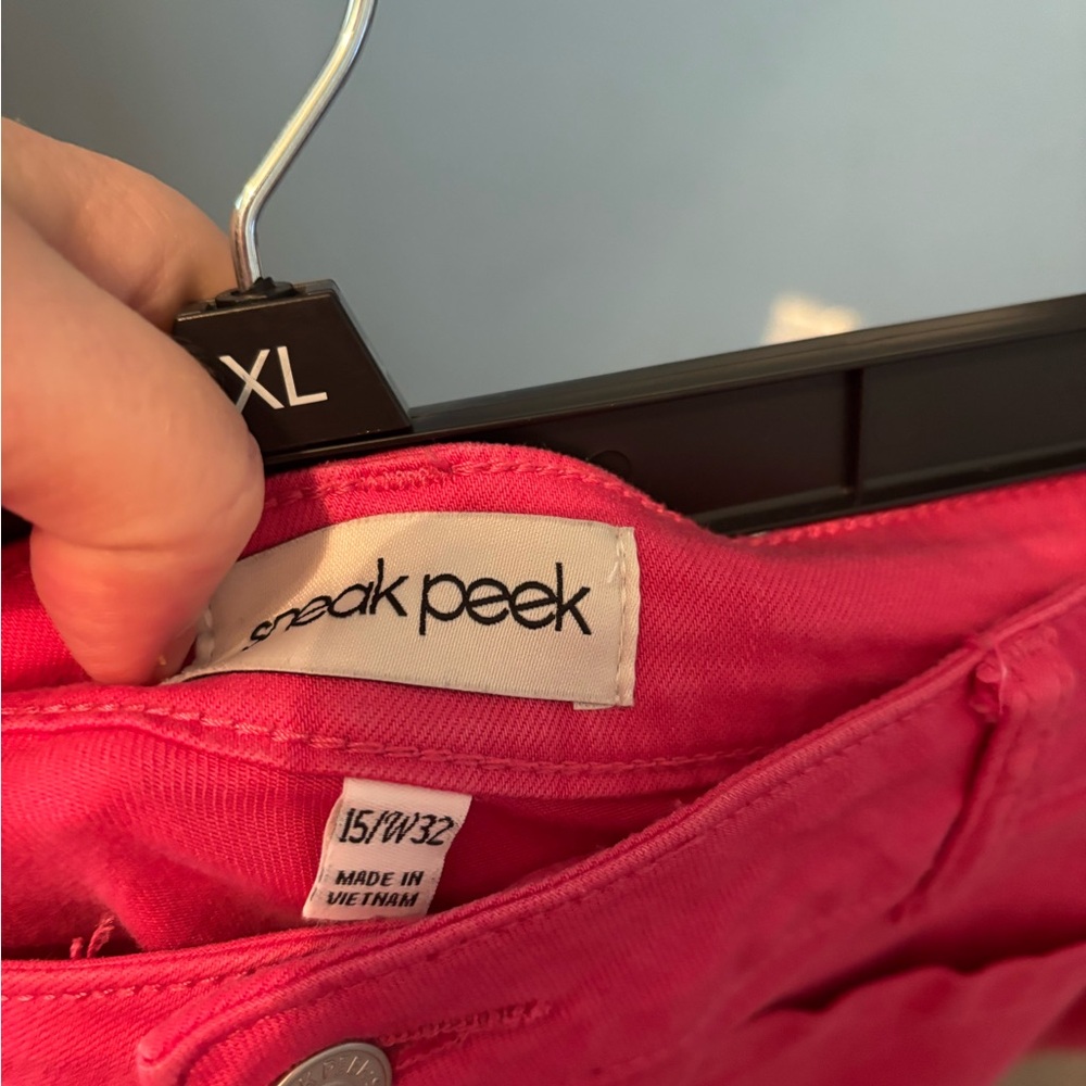 Sneak Peek Bold Pink Pants - Picture 3 of 3